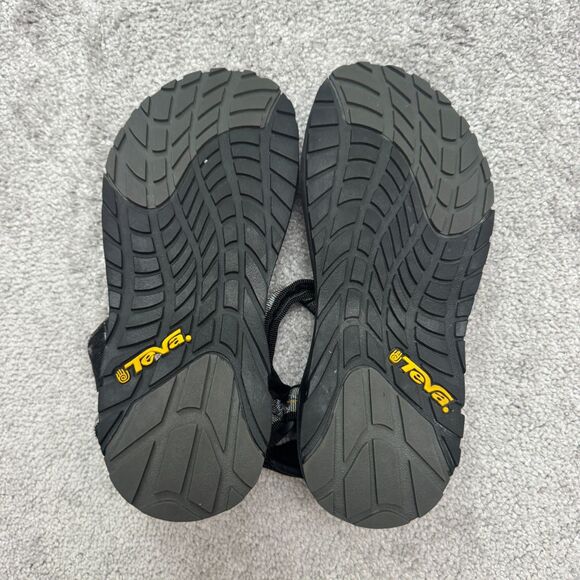 Teva Hurricane Strappy Sandals Womens 8 Gray Black Outdoor Hiking Camping Sport - Picture 9 of 13